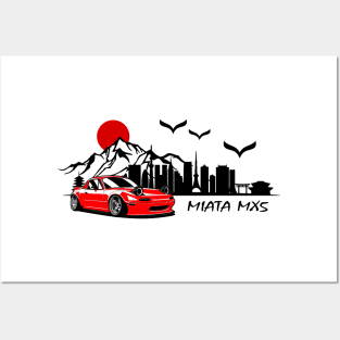 Mazda Miata MX5, JDM Car Posters and Art